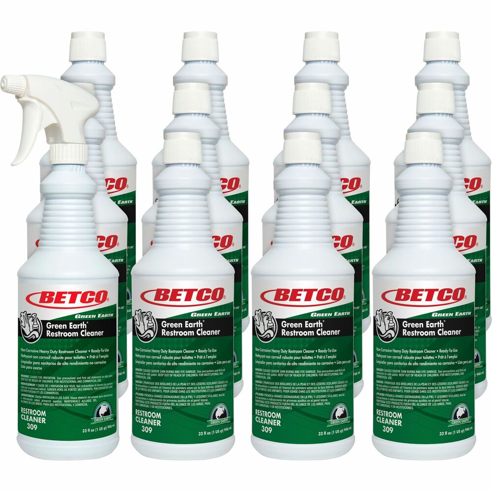 Image of Betco Corporation Restroom Cleaner, RTU, Heavy Duty, 32oz, 12/CT