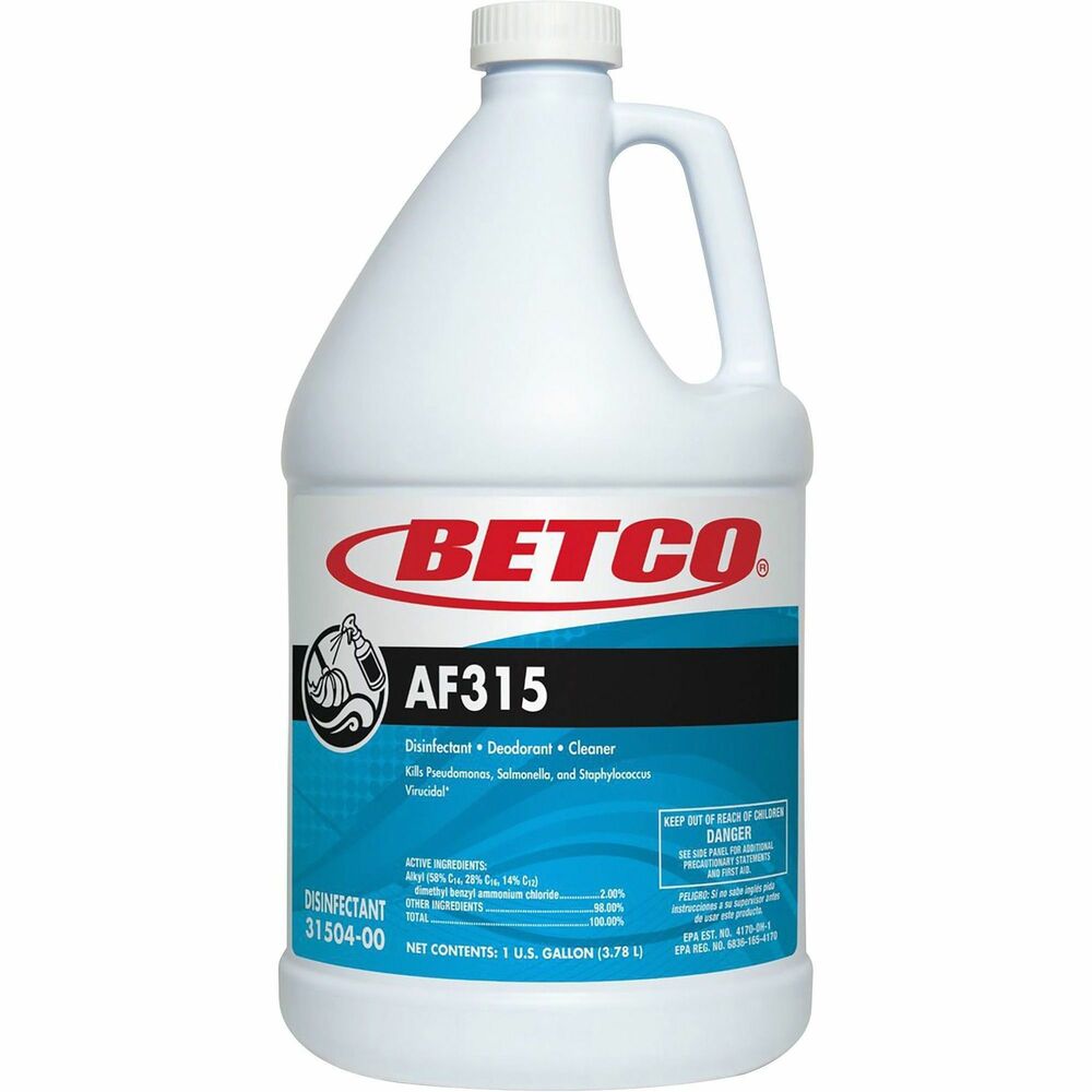 Image of Betco Corporation Disinfectant/Detergent/Deodorant,Conc,1 Gal,Turquoise