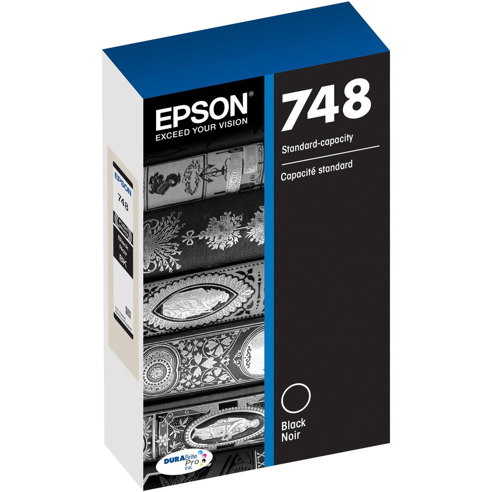 Image of Epson Ink Cartridge, Std. Capacity, f/ WF-6090, 2500 Yield, BK