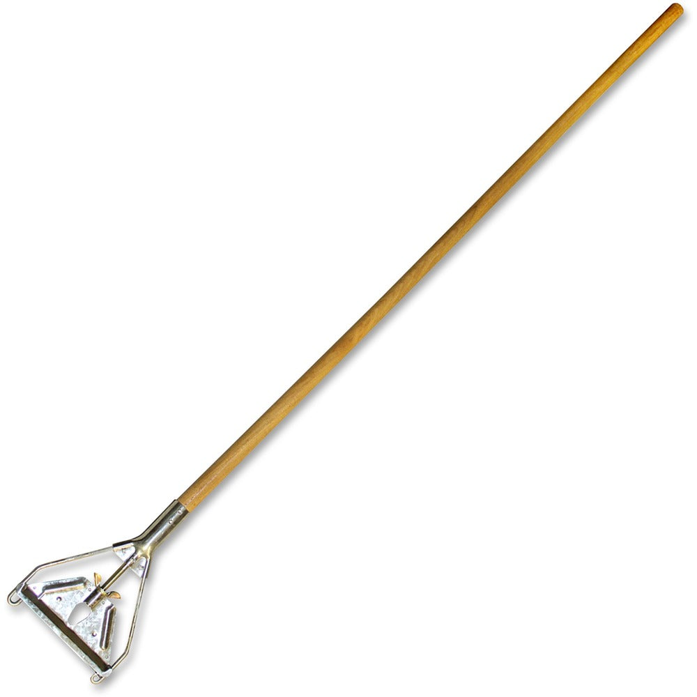 Image of Genuine Joe Mop Handle, Quick Change, Heavy-Duty, Natural