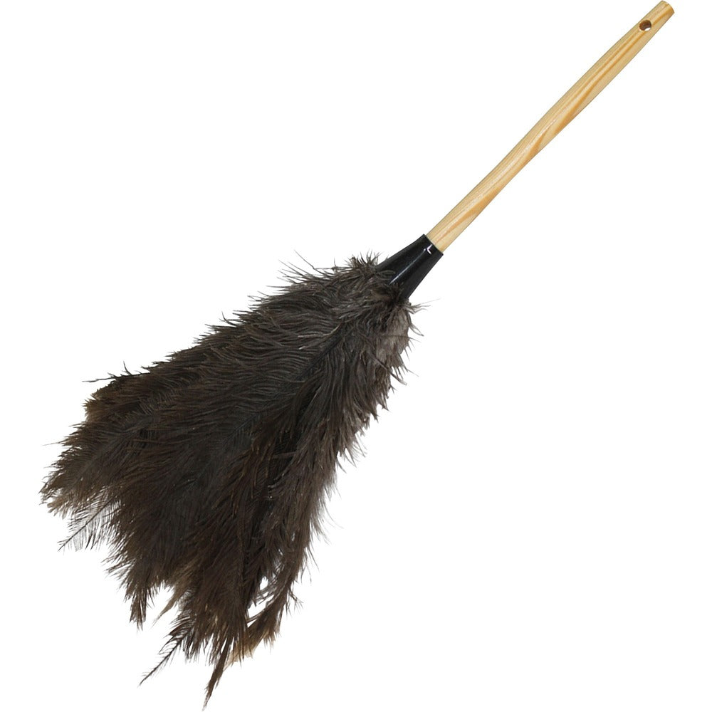 Image of Genuine Joe Feather Duster, 18", Brown