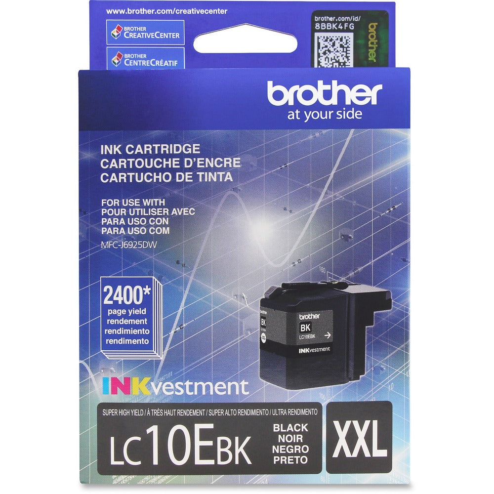 Image of Brother HY Ink Cartridge, f/XXL, 2400 Page Yield, Black