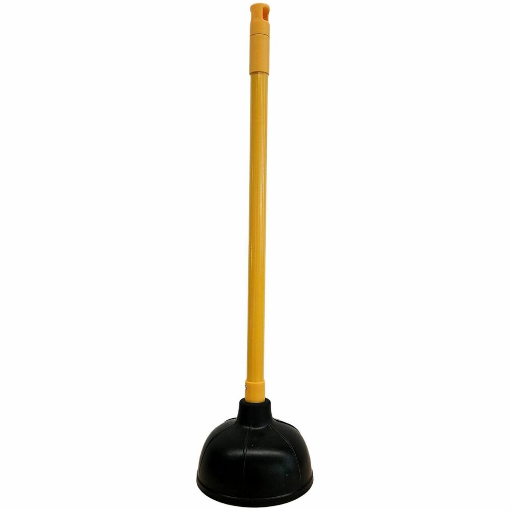 Image of Genuine Joe Value Plus Plunger, 23"x5.75", Yellow Handle