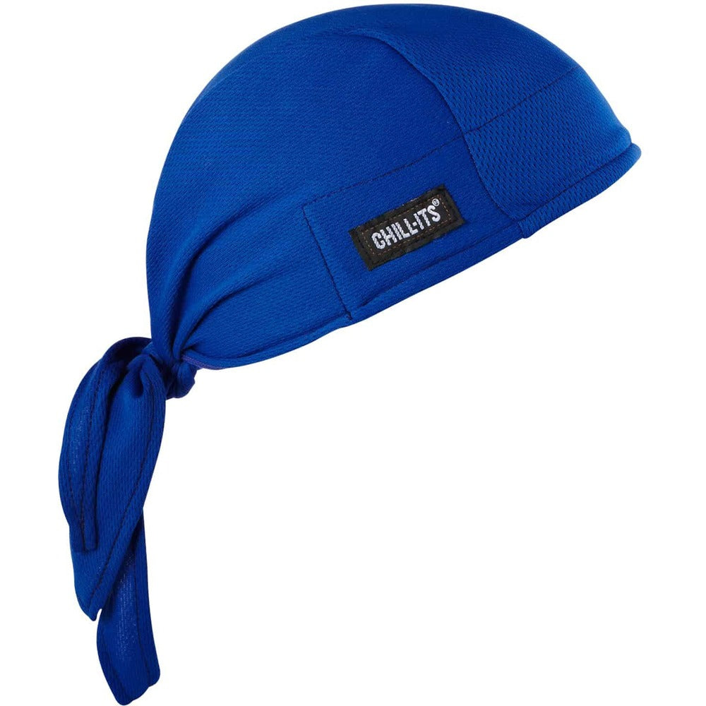 Image of Ergodyne Do Rag, Hi-Cool Performance, Elastic Band, Blue