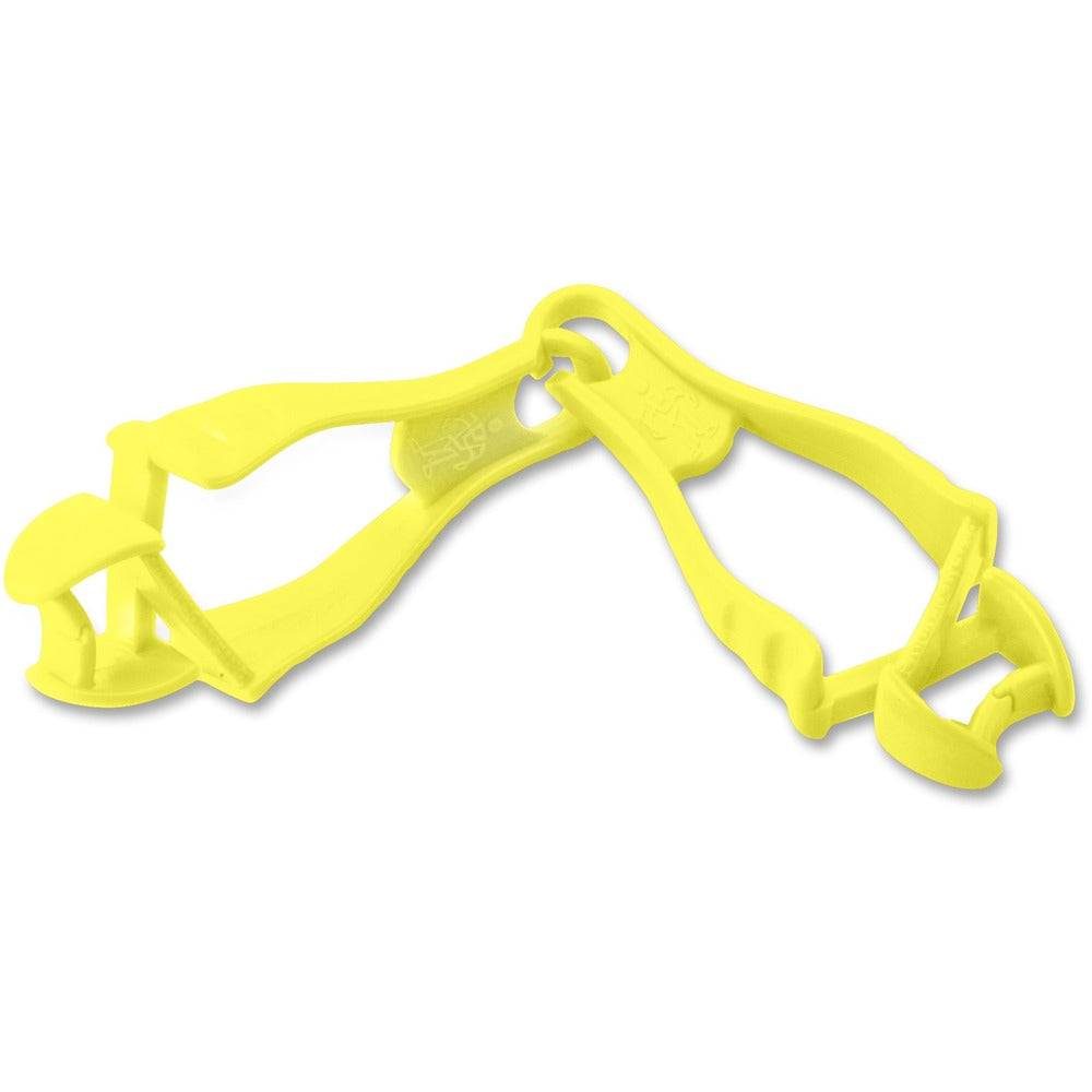 Image of Ergodyne Holder,f/PPE Gear,Dual Clips,Breakaway,6-1/2"x1"x1",Lime