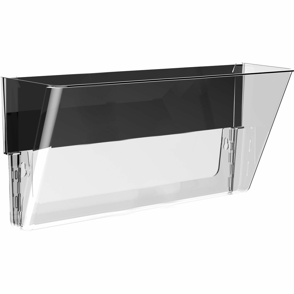 Image of Storex Industries Corporation Magnetic Wall Pocket, Letter/Legal, 500Sht Cap, Clear