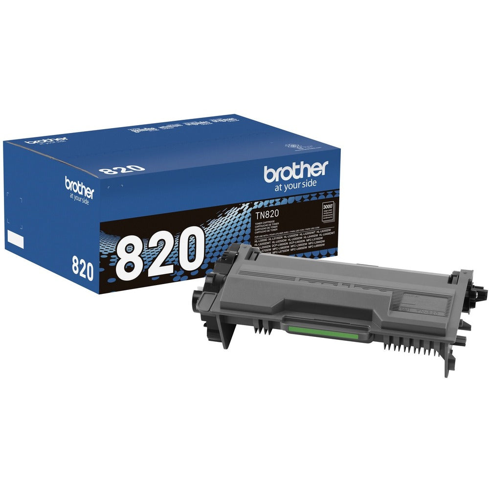 Image of Brother Toner Cartridge, f/TN820, 3000 Page Yield, Black