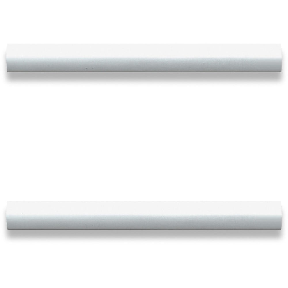 Image of Lorell Modern Pull, .5"x4"x2', 2/PK, Silver