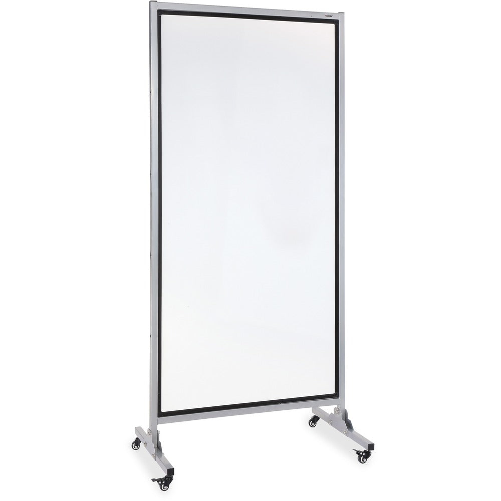Image of Lorell 2-Sided Dry Erase Easel, 37-1/2"x82-1/2", Black