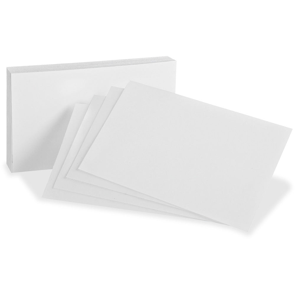 Image of Oxford Blank Index Cards, 3"x5", 300/PK, White