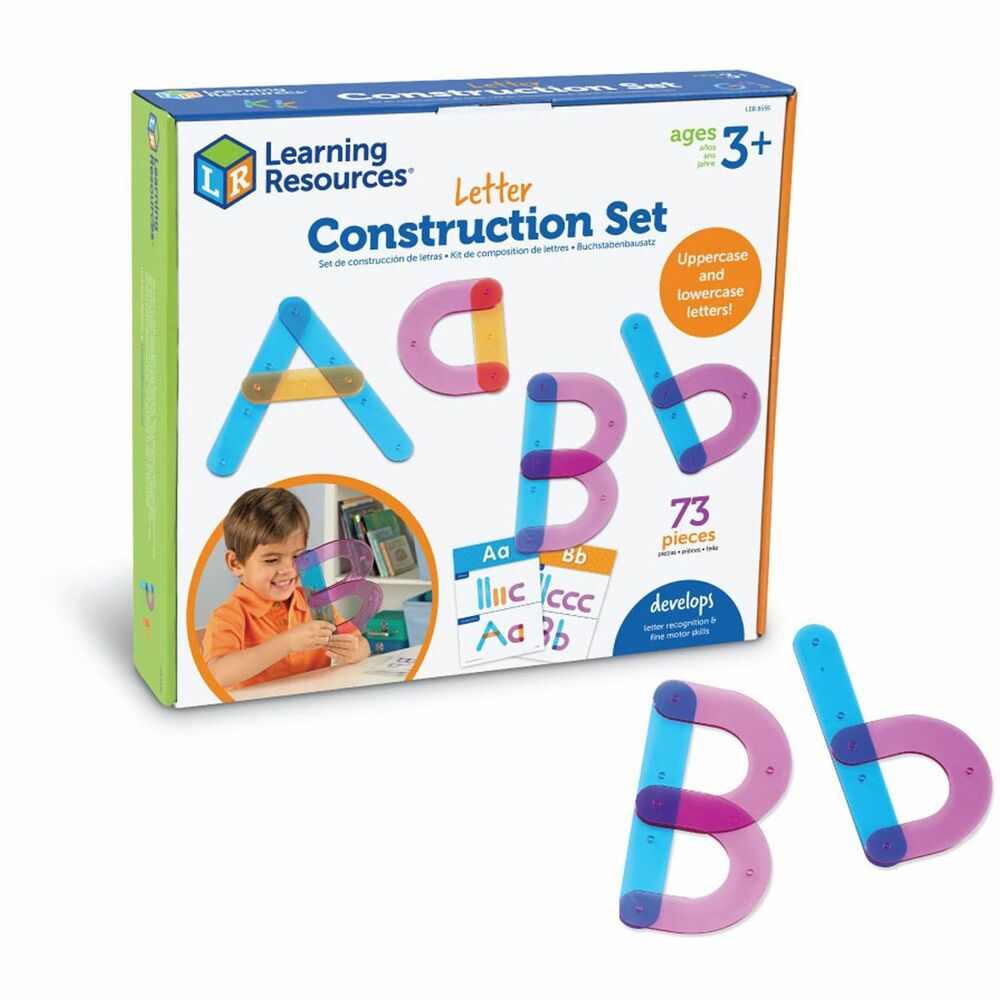 Image of Learning Resources Letter Construction Activity Set, Pre K+, Ast
