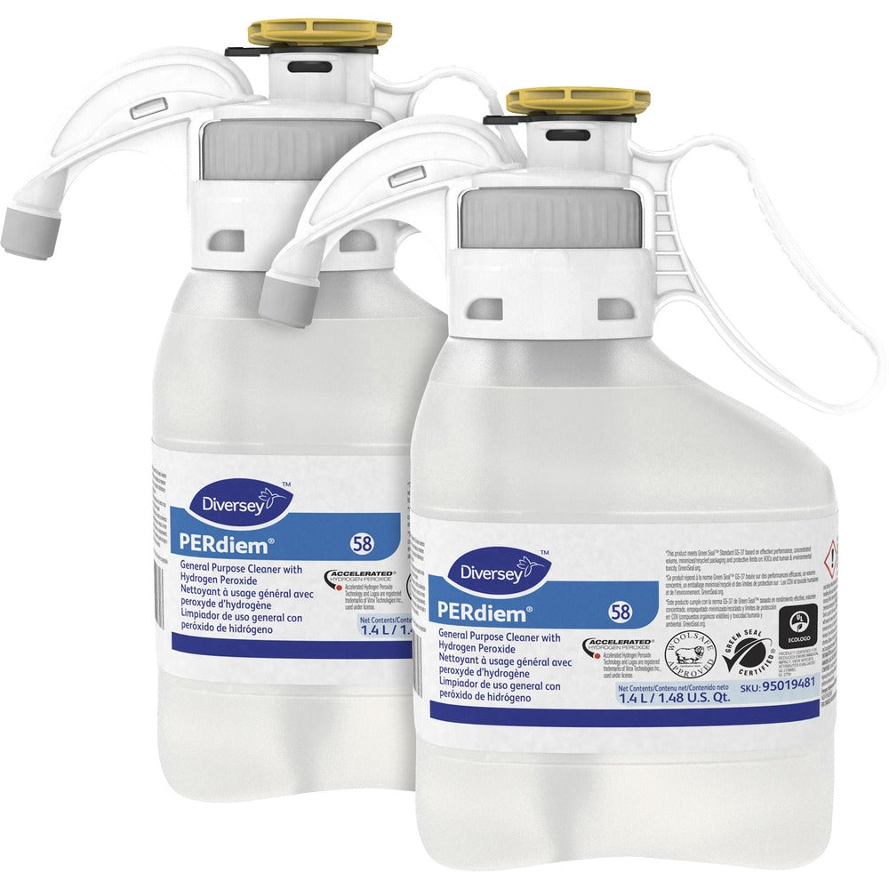 Image of Diversey Care Cleaner w/Hydrogen Peroxide, General-Purpose, 1.4L, 2/CT, CL