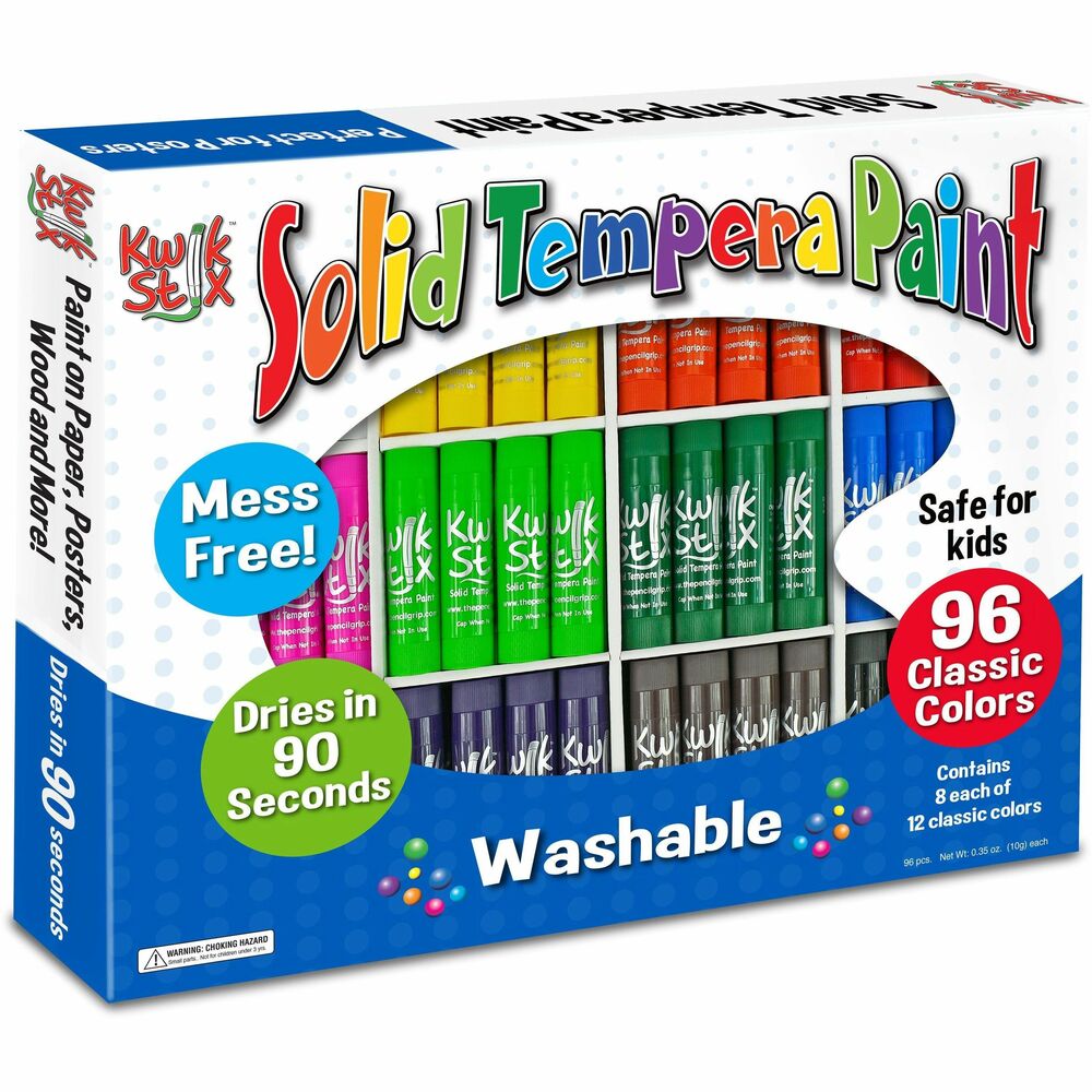 Image of The Pencil Grip Paint Sticks, Tempera, 96/BX, AST