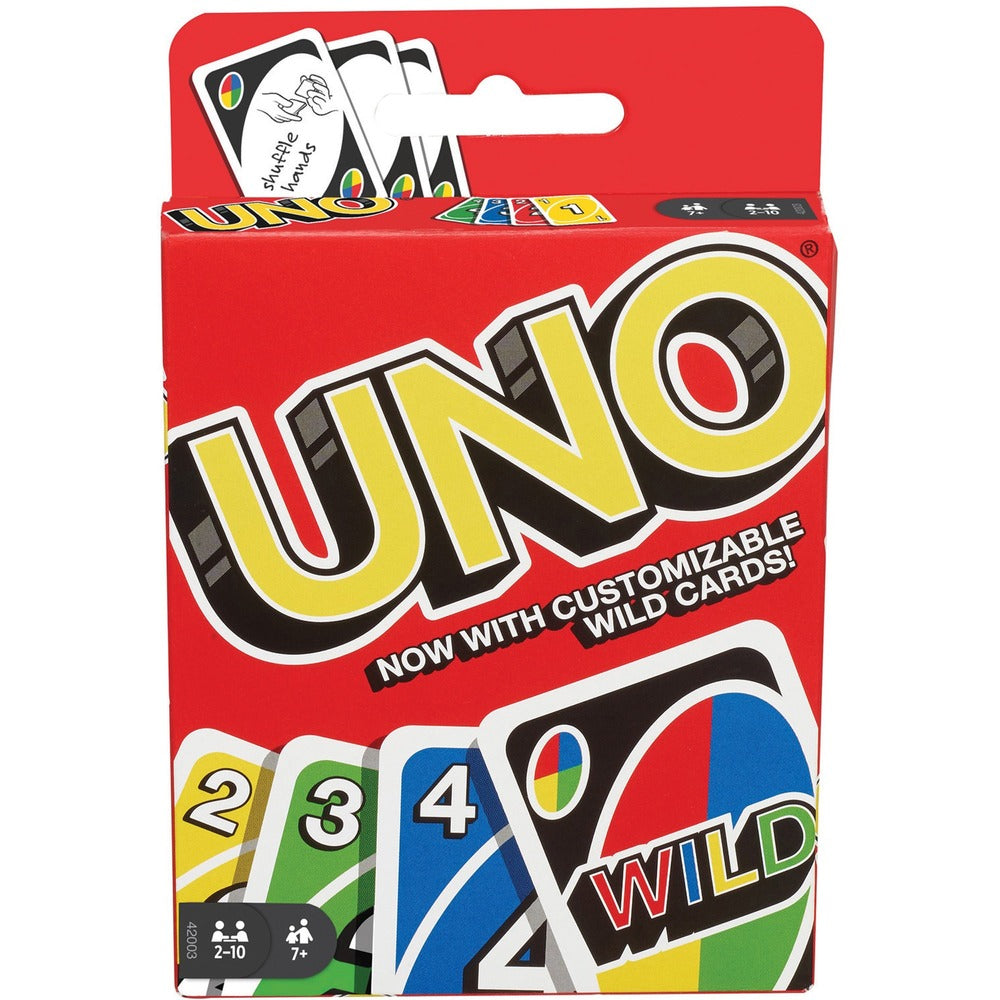 Image of Mattel, Inc. Uno Card Game, 7 And Up, Ast