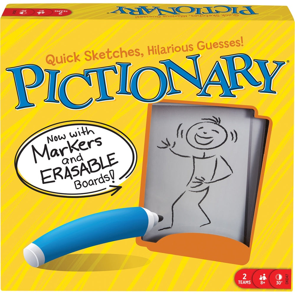 Image of Mattel, Inc. Pictionary Guessing Game, Ages 8 And Up, Ast
