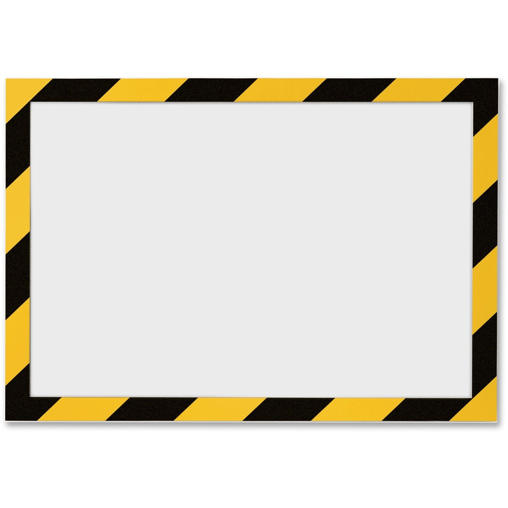 Image of Durable Office Products Self Adhesive Frame, Ltr, Yellow/Black