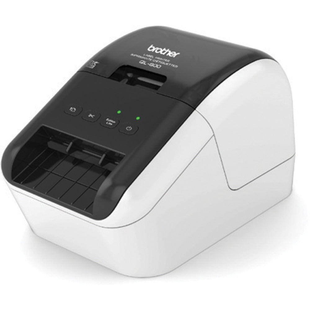 Image of Brother Label Printer, 93 LPM, 4-9/10"x5-3/5"x8-2/5", WE/BK