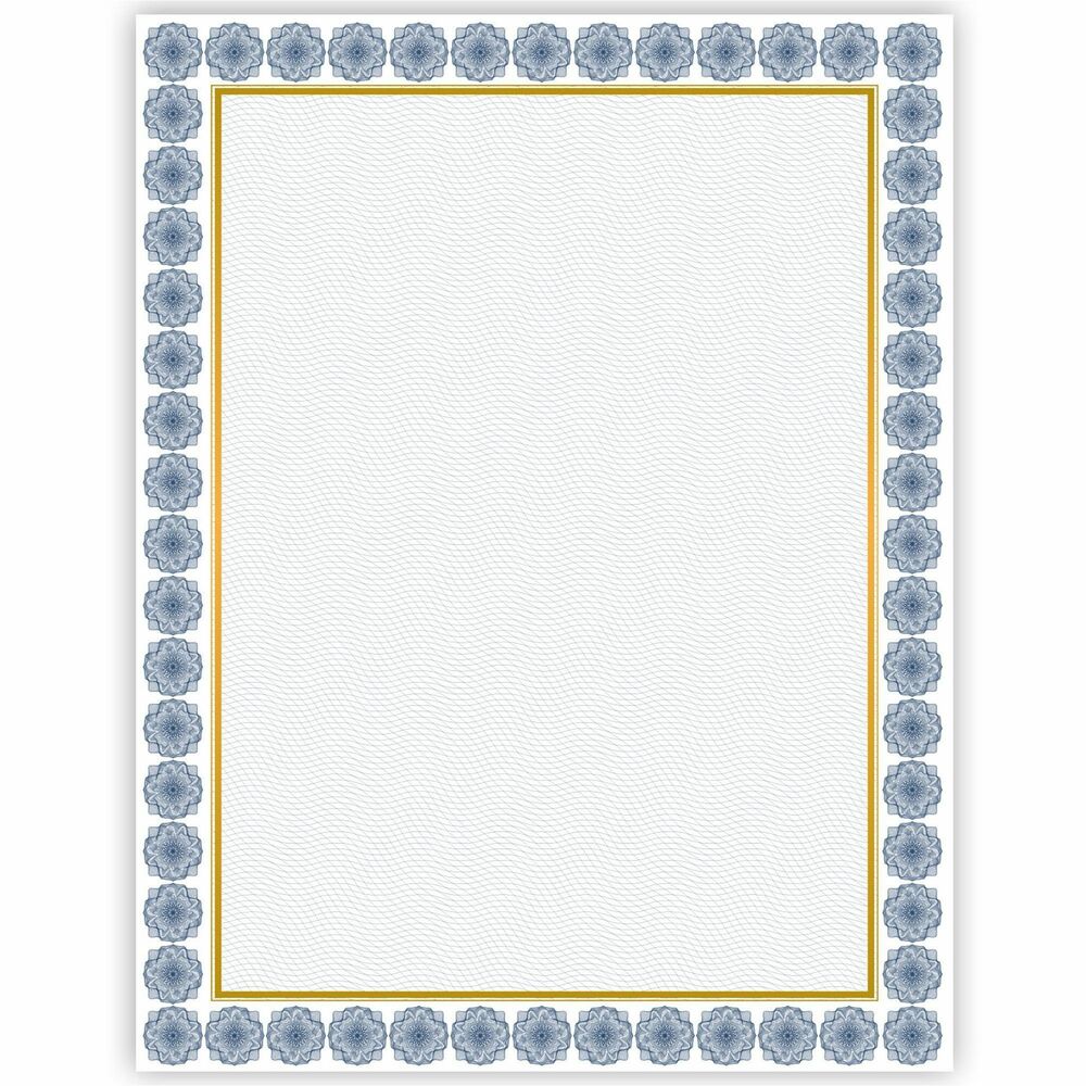 Image of Geographics Award Certificates, 15/PK, Foil, Blue/Gold