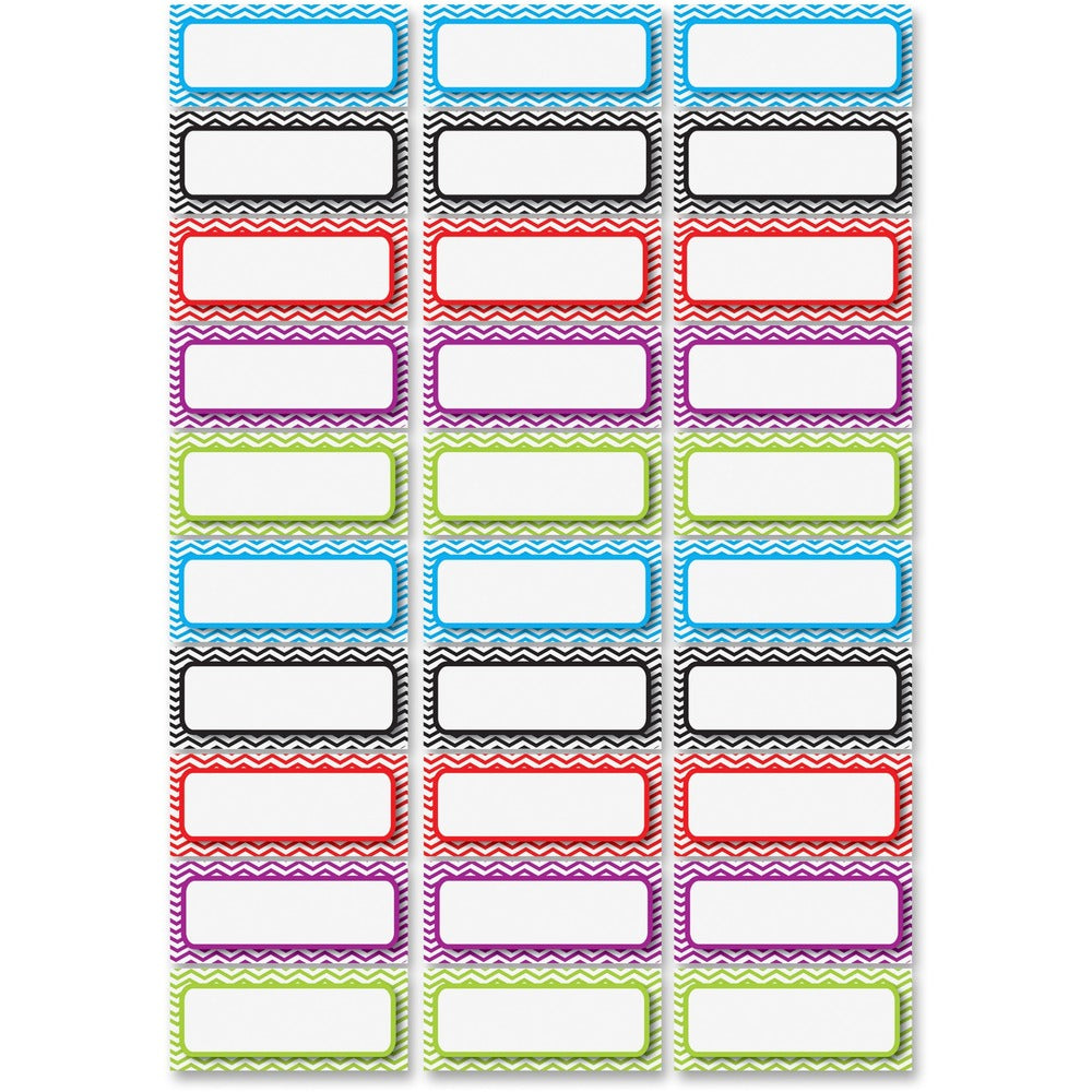 Image of Ashley Productions, Inc. Chevron Nameplate Magnets, 30/Pack, Multi