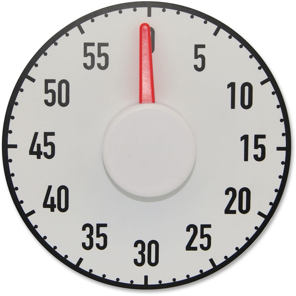 Image of Ashley Productions, Inc. Magnetic Big Timer, 60 Min Alarm, Black/White