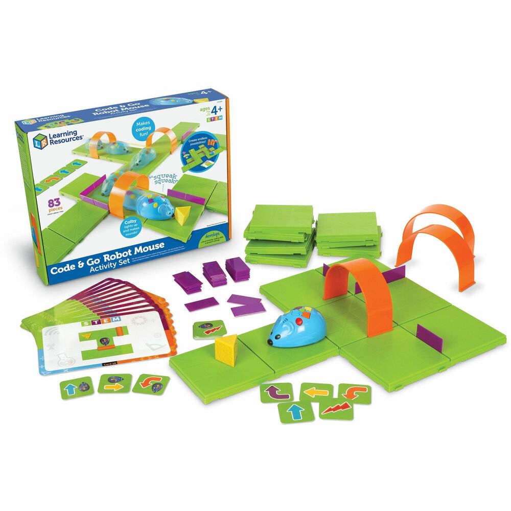 Image of Learning Resources Robert Mouse Maze Game Set, 22 Maze Walls, MI