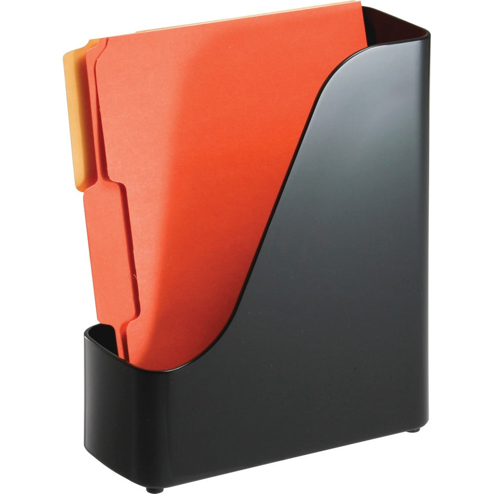 Image of Officemate Magazine File, Plastic, 3-4/5"x9-1/2"x11-1/2", BK