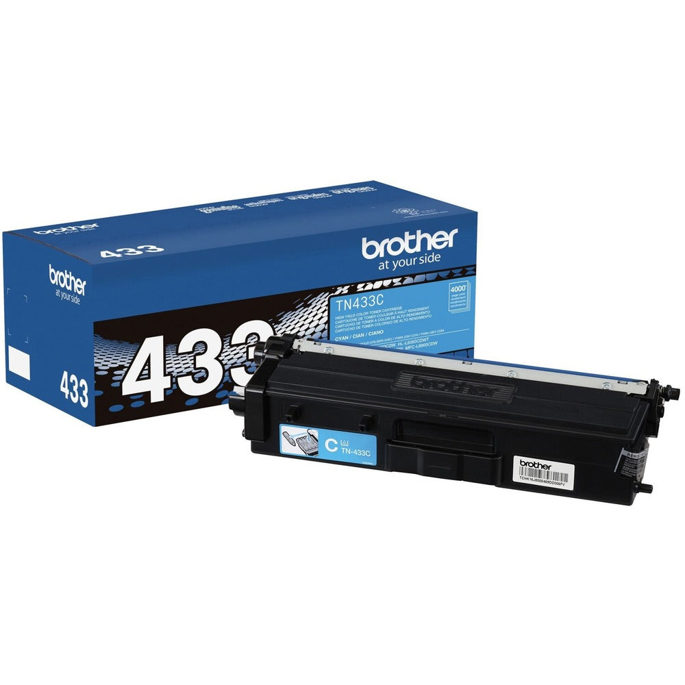 Image of Brother Toner Cartridge, 4000 Page High Yield, CYN