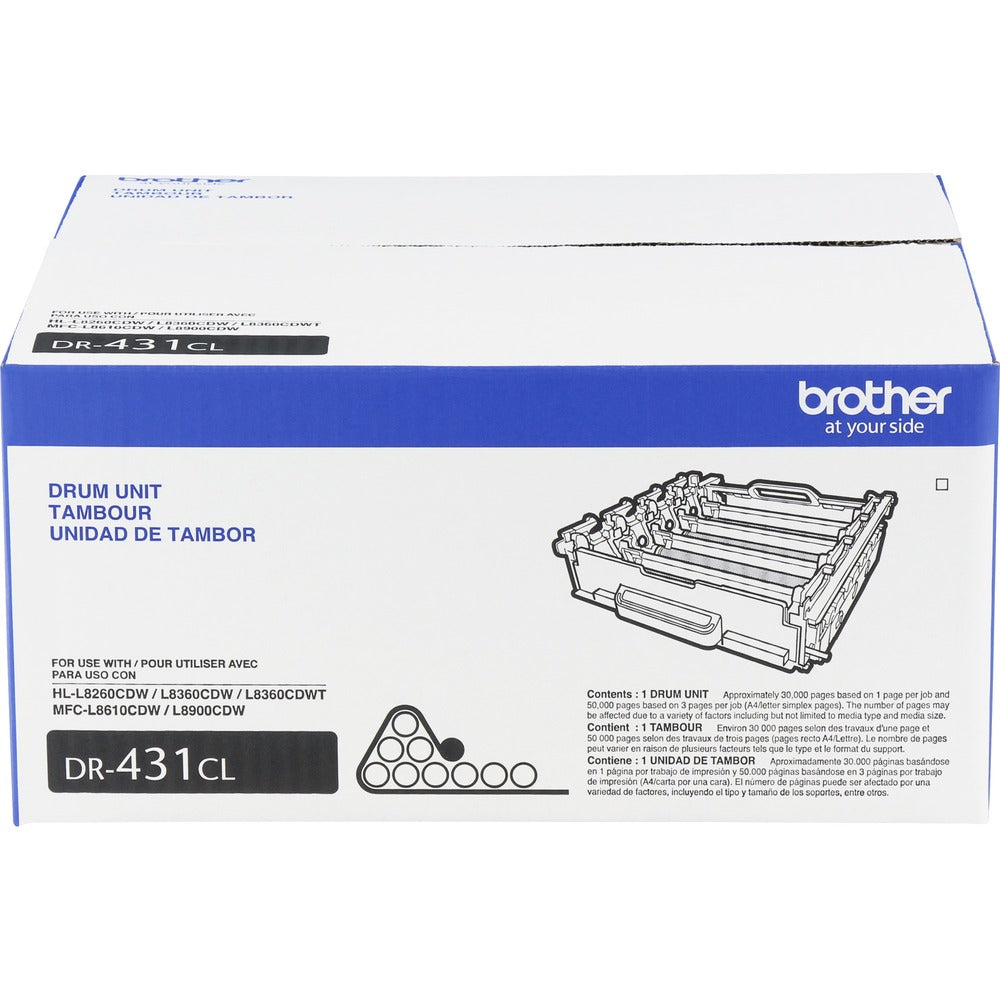 Image of Brother Drum Unit, f/HL-L8260, 30,000 Page Yield, BK