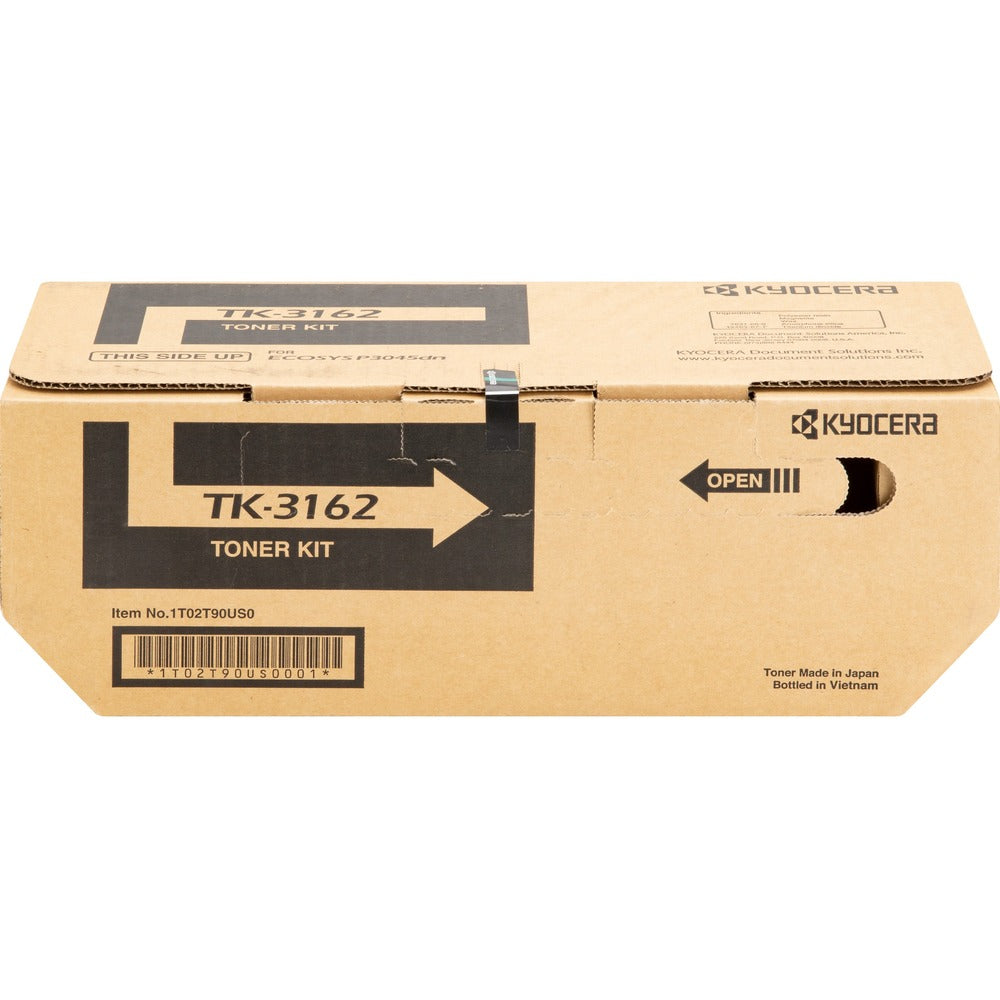 Image of Kyocera Toner Cartridge, f/ P3045, 12,500 Page Yield, BK