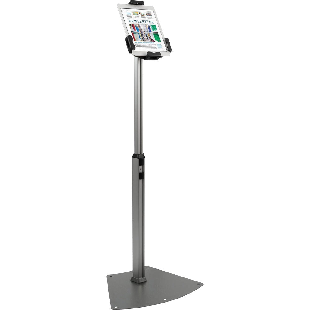 Image of Kantek Kiosk Stand, Floor Mount, 17-2/5"Wx13-3/5"Lx46-1/2"H, SR/BK