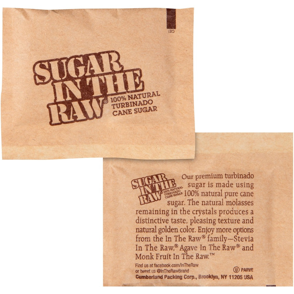 Image of The J.M. Smucker Co. Sugar In The Raw,Natural,4.5 g Packs,Dispenser,200/BX,2BX/CT
