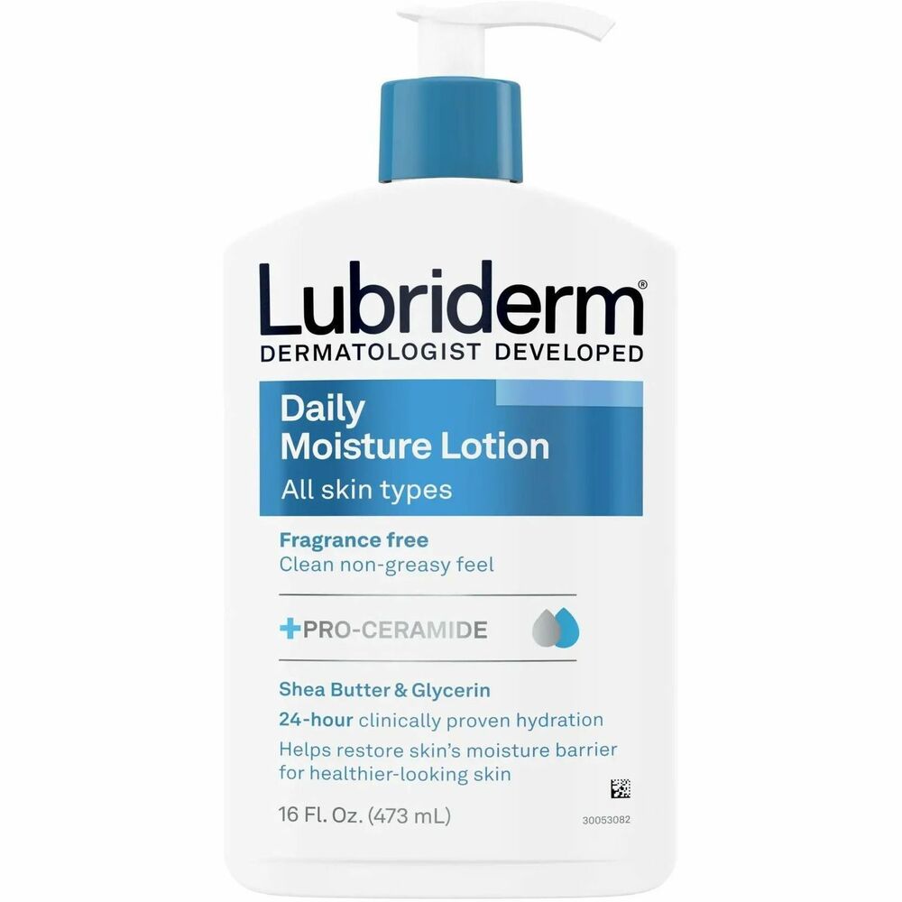 Image of Johnson & Johnson Moisturizing Lotion, Lubriderm, Daily, 16oz., 12/CT, White