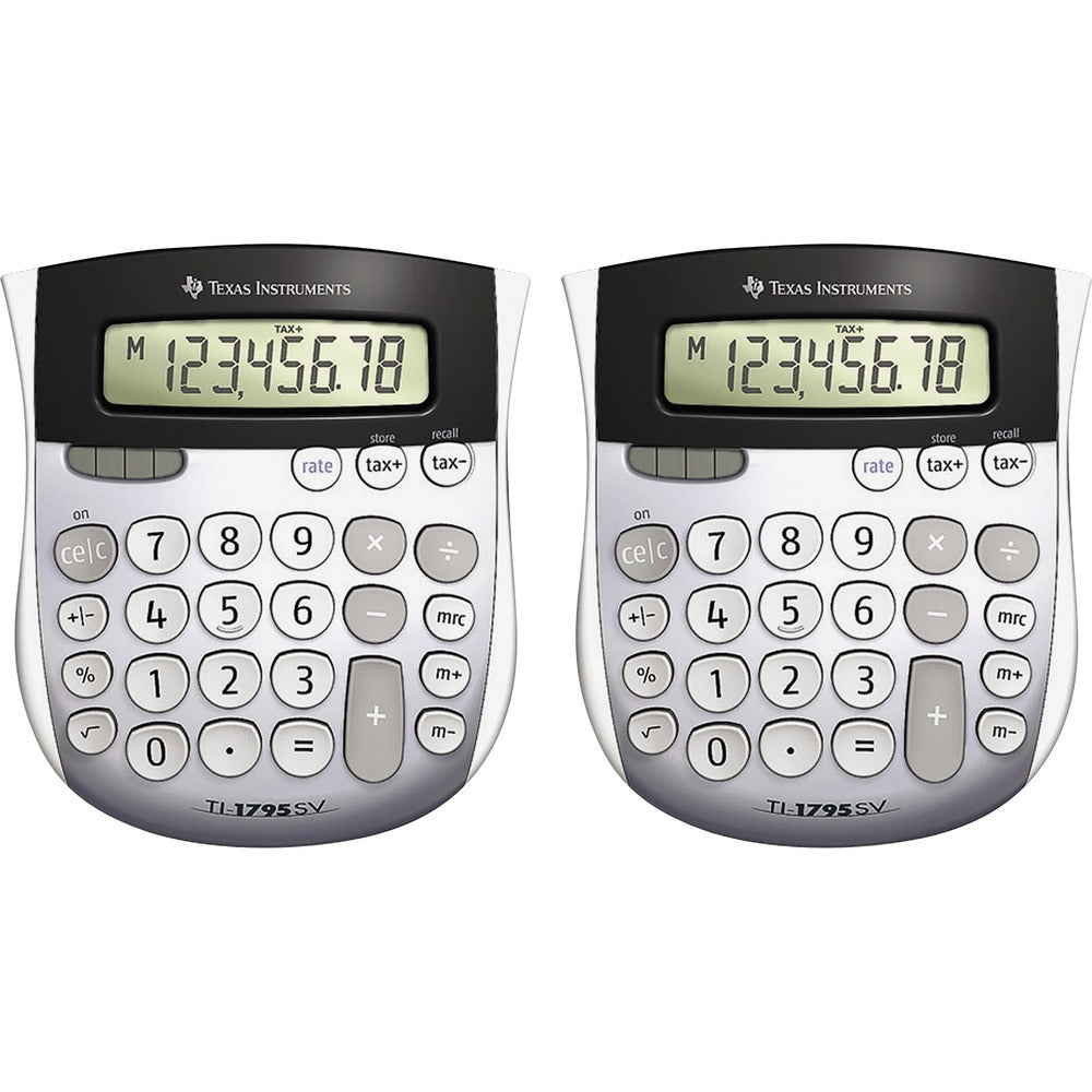 Image of Texas Instruments, Inc Calculators,TI-1795,Mini,Dual Power,4-7/8"x5-2/3"x1",2/BD,SR