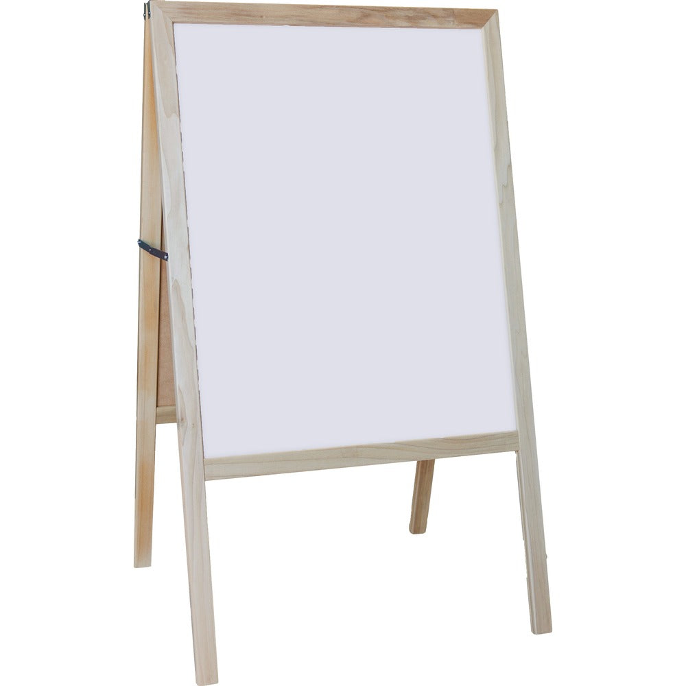 Image of Flipside Products Signage Easel, Dry-Erase/Chalkboard, 24"Wx42"H, Multi