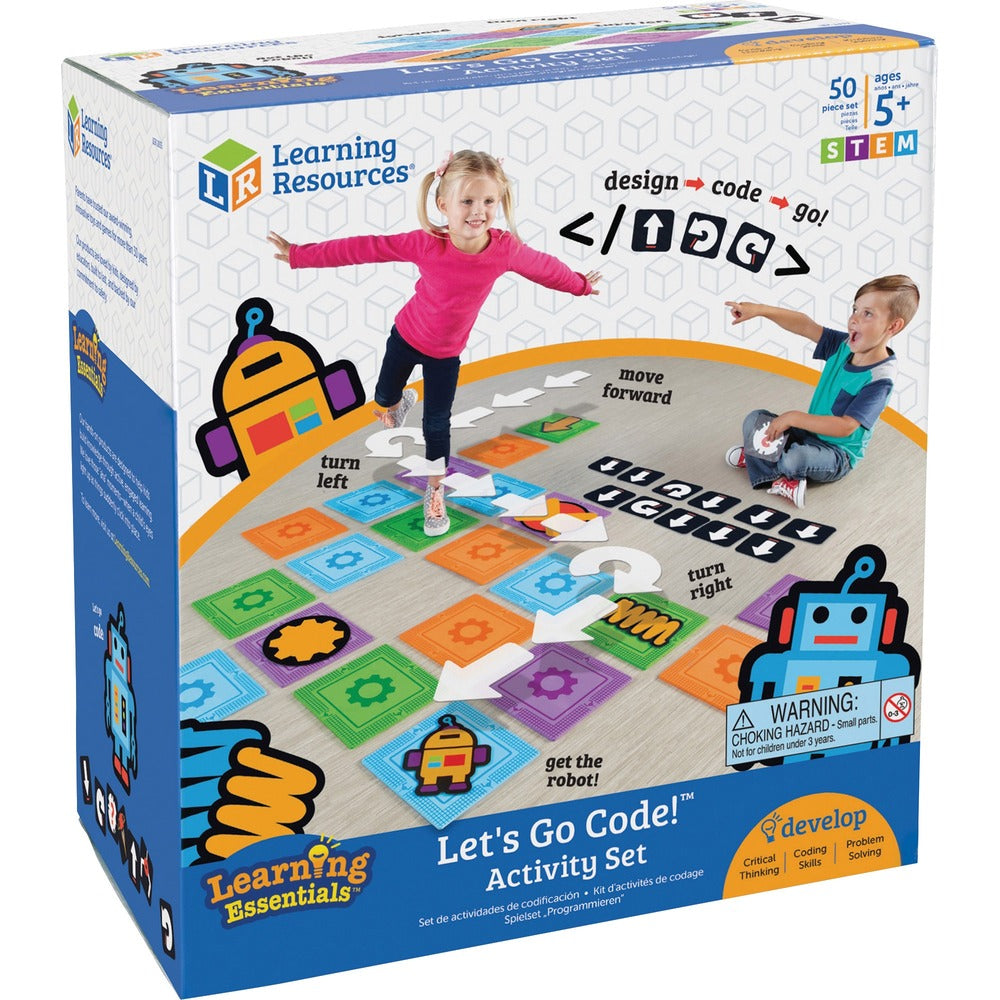 Image of Learning Resources Activity Set, Let's Go Code, 10"Wx11-1/10"Lx6-1/10"H, Multi