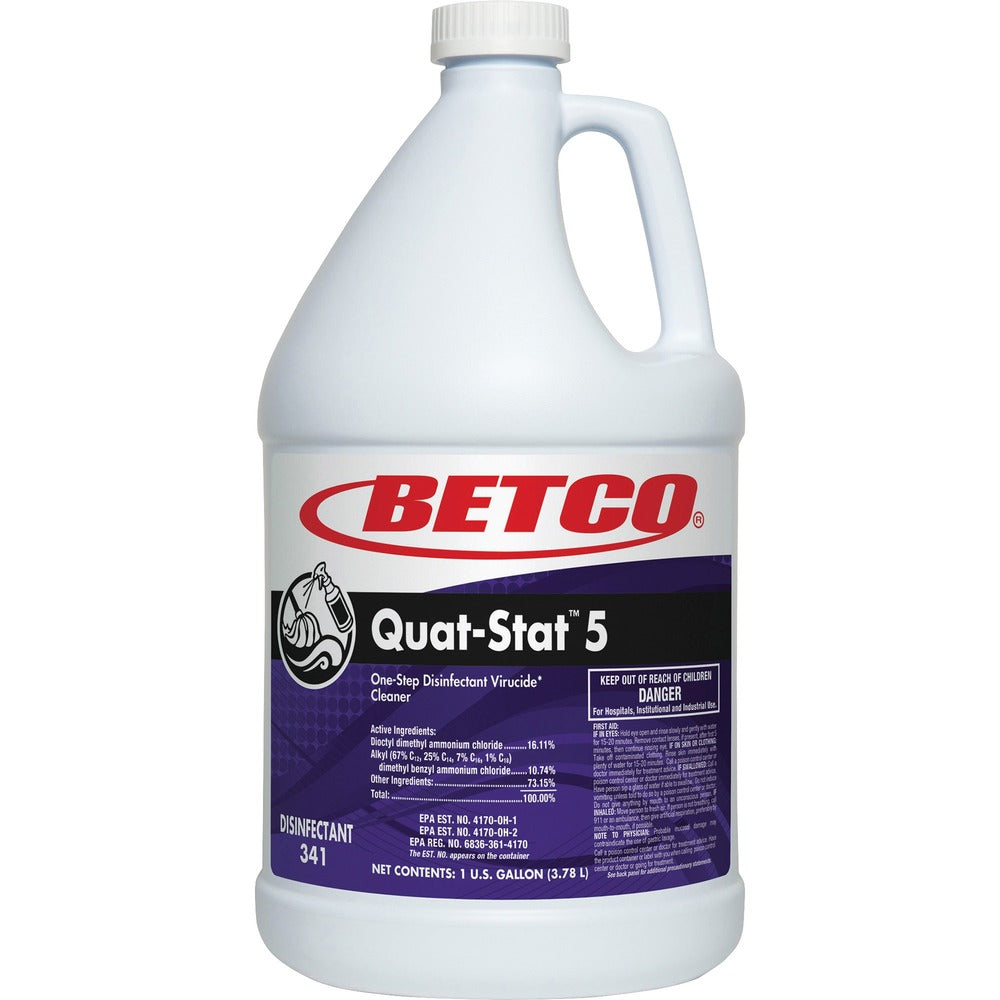 Image of Betco Corporation Disinfectant, 1-Step Cleaning, 1 Gallon, Purple