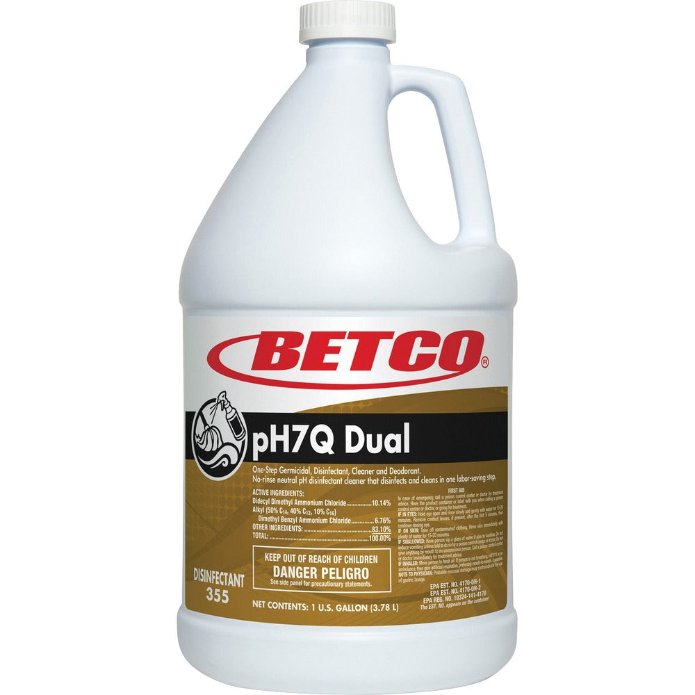 Image of Betco Corporation Disinfectant, Neutral pH, EPA-reg, Concentrated, 1 Gal, YW
