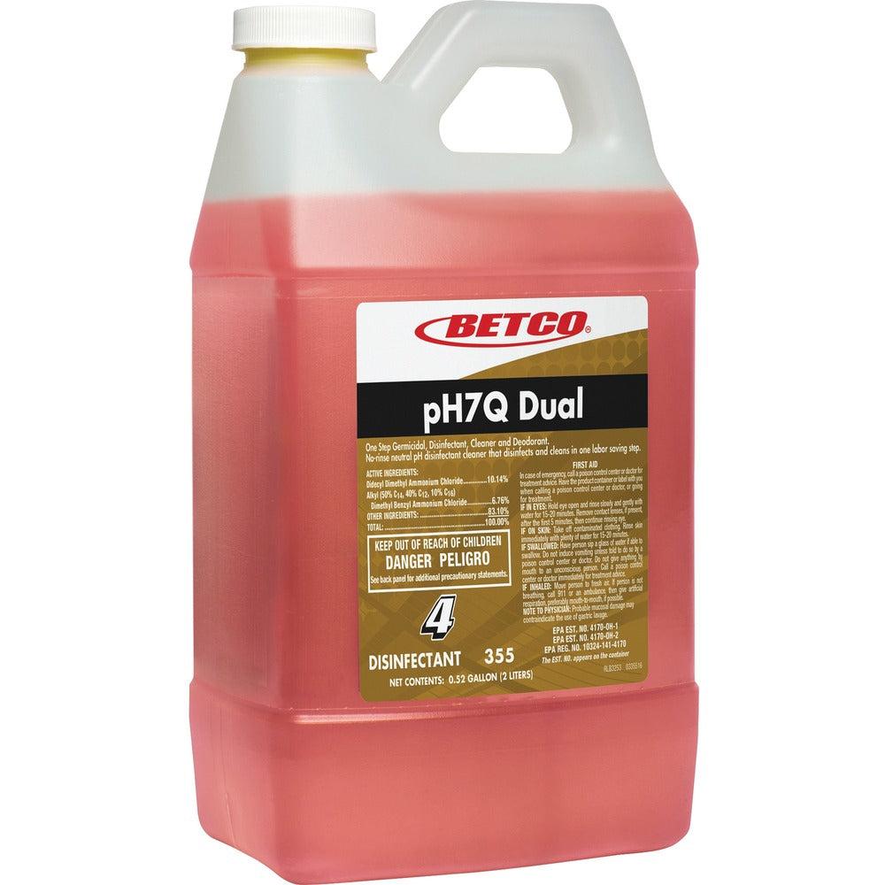 Image of Betco Corporation Disinfectant,Neutral pH,Conc FastDraw,1/2 Gal (2L),4/CT,YW