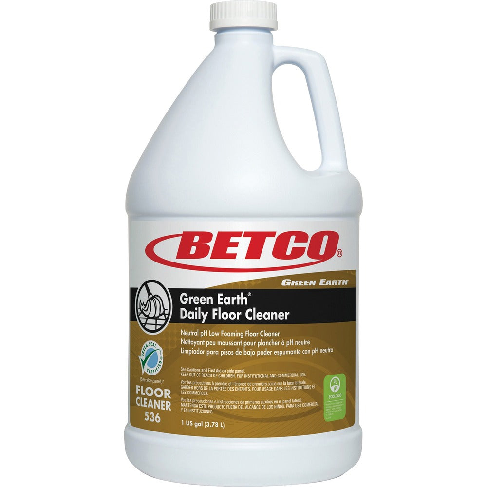 Image of Betco Corporation Floor Cleaner, Foaming, Neutral pH, 1 Gallon, Yellow