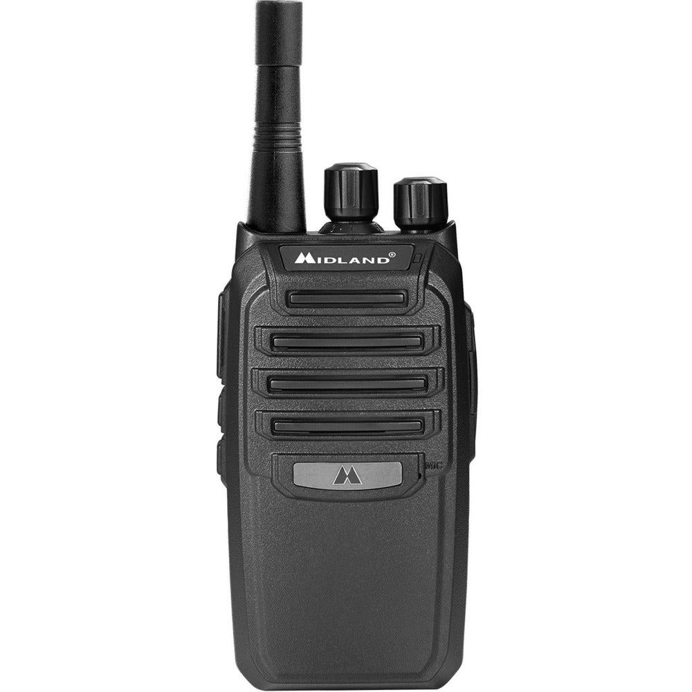 Image of Midland Radio Corp Business Radio, Li-Ion Battery, 2"Wx2"Lx6"H, Black