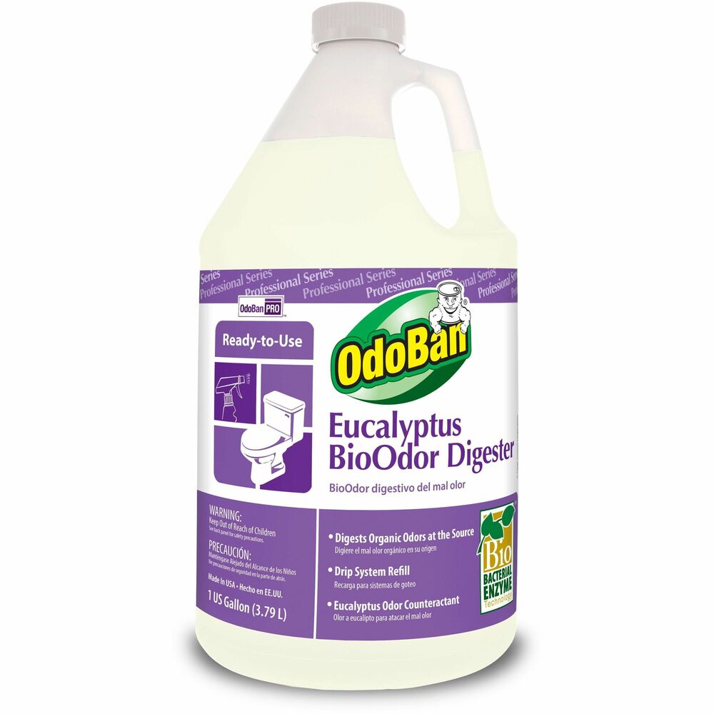 Image of Clean Control Corporation Bio-Odor Digester,Gallon Refill,Eucalyptus,1 Gallon,4/CT,PE