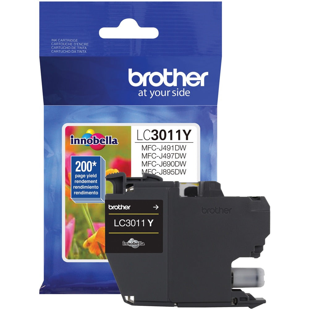 Image of Brother Ink Cartridge, MFC-J491, 200 Page Yield, YW