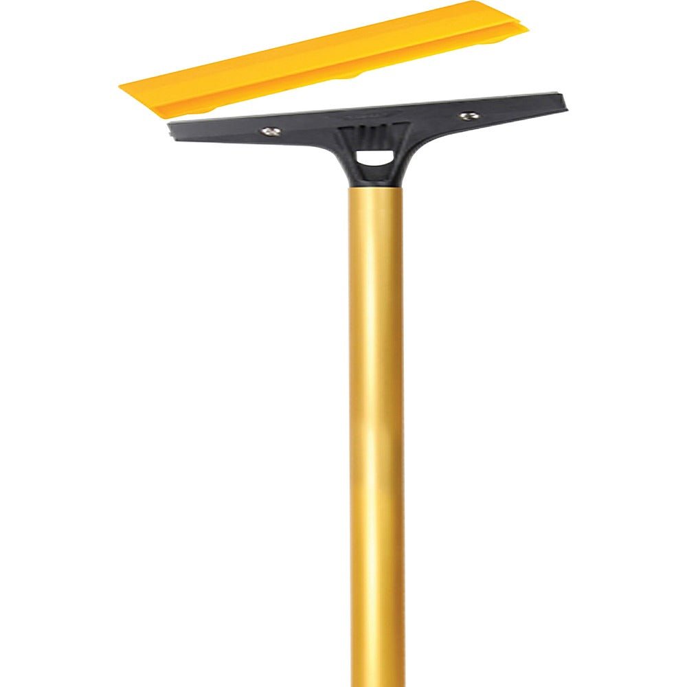 Image of Ettore Products Floor Scraper, Heavy-Duty, 4" Scraper, 48" Handle, Gold