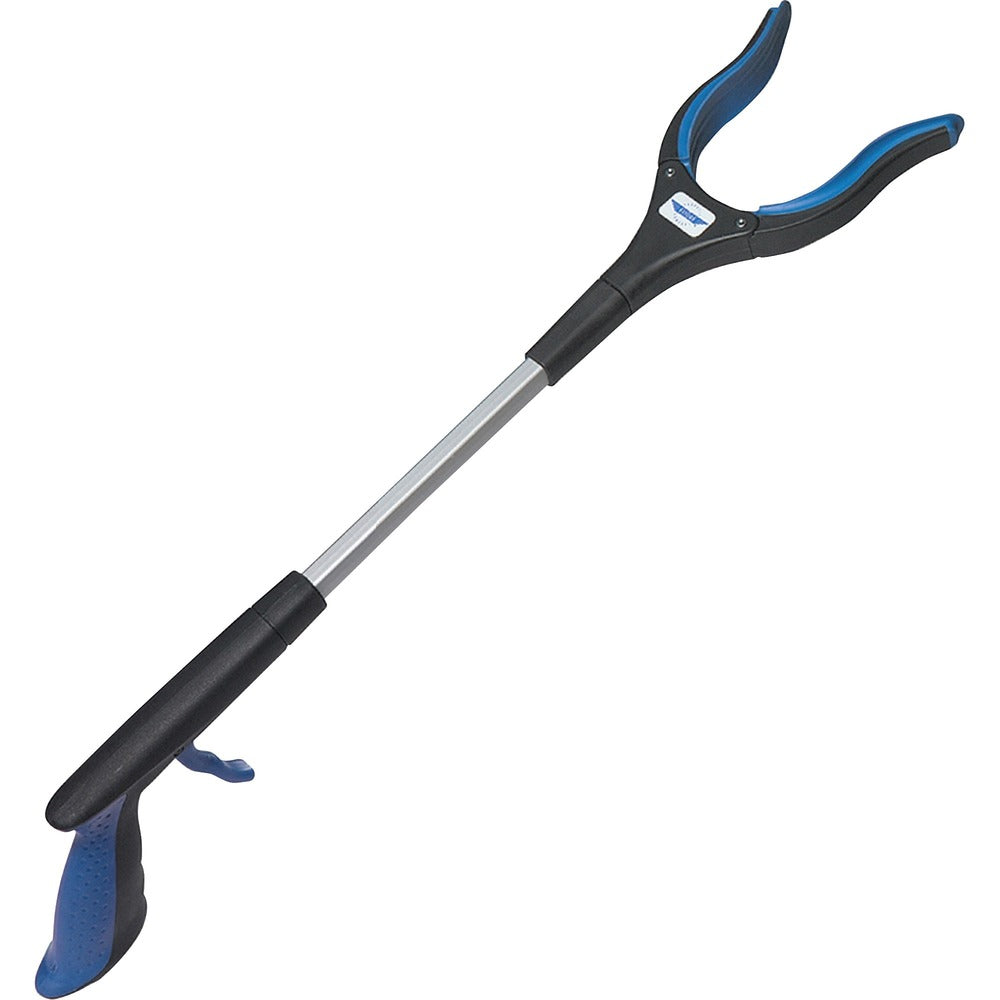 Image of Ettore Products Pickup Tool, Multipurpose, 5 lb Cap, 16" Reach, Blue/Black