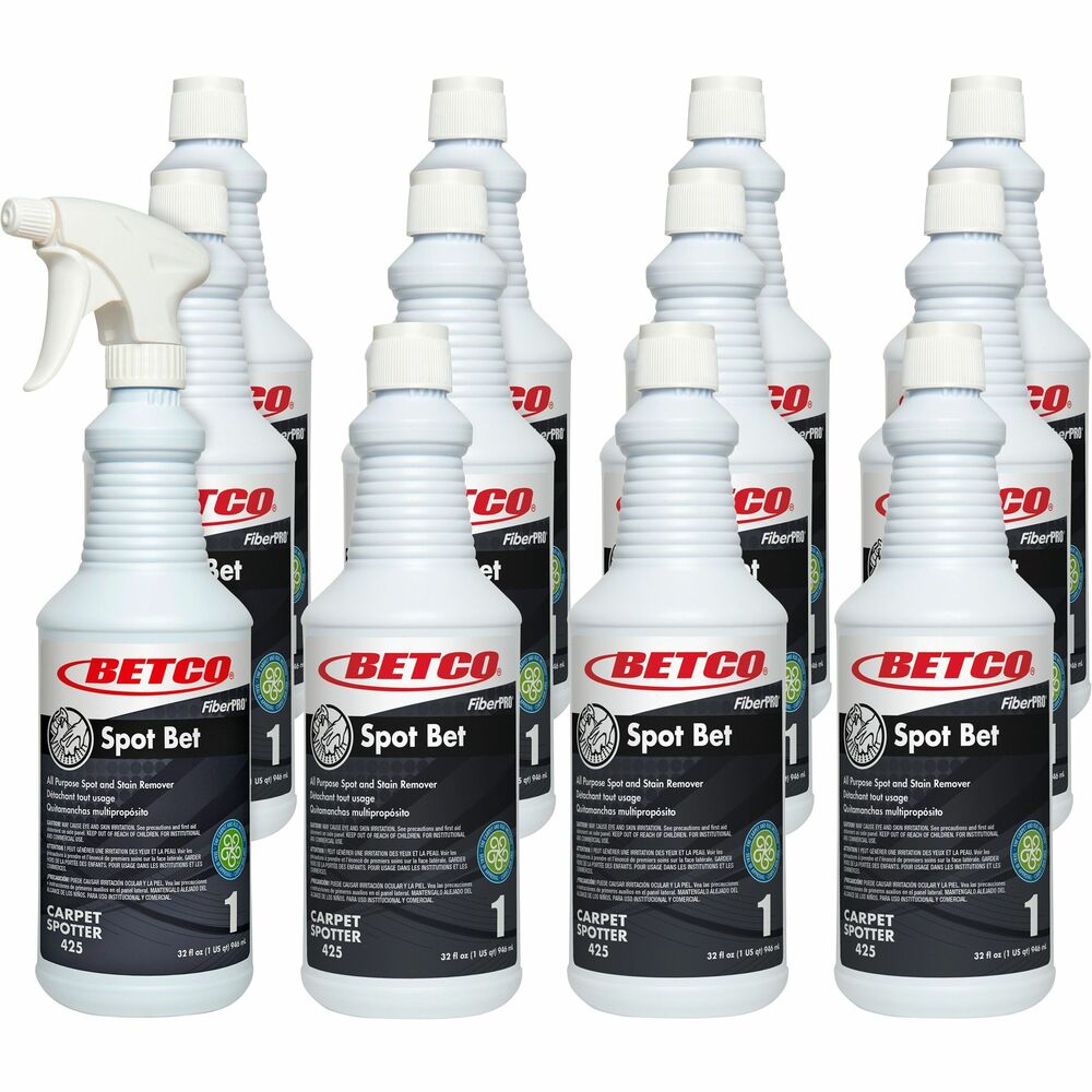 Image of Betco Corporation Stain Remover, Country Fresh, Trigger Spray, 12oz, 12/CT, CL