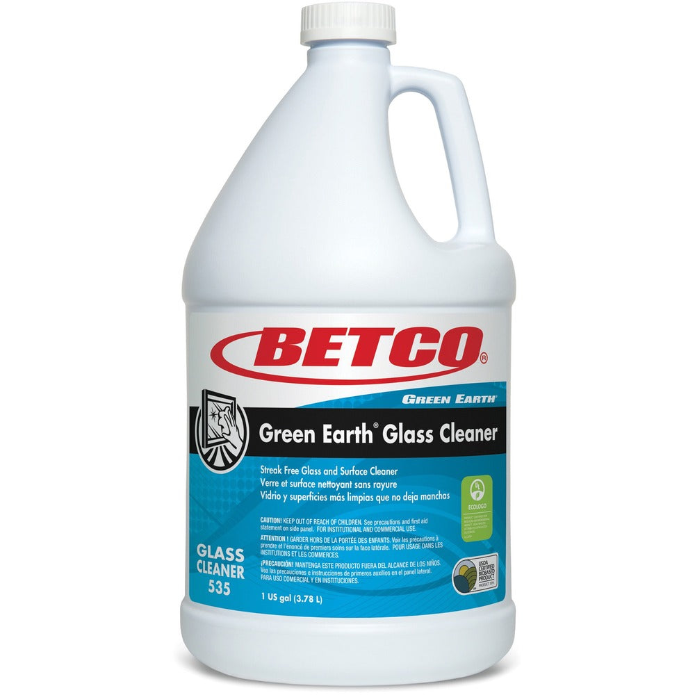 Image of Betco Corporation Cleaner, f/Glass&Hard Surfaces, Concentrated, 1 Gal, 4/CT,BE
