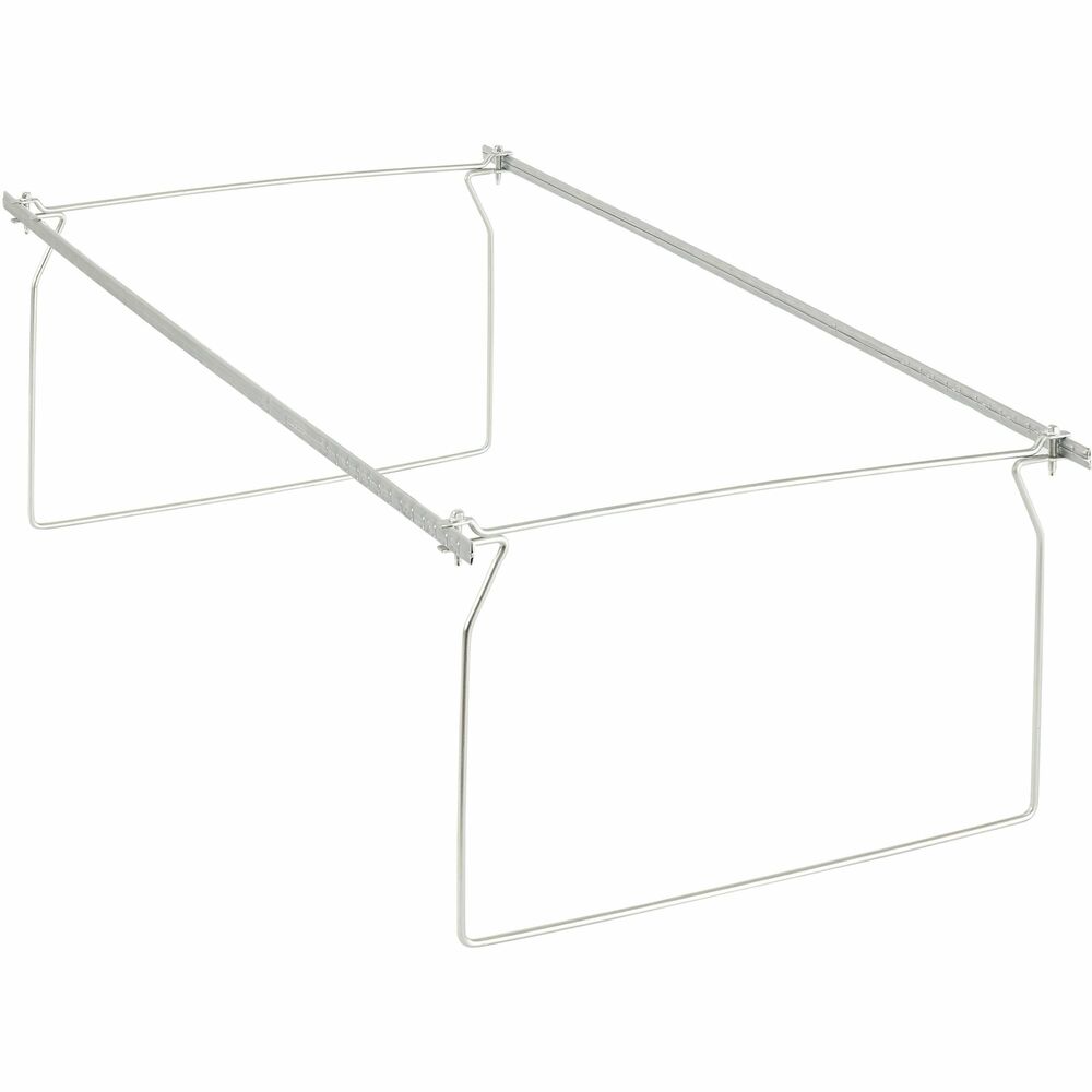 Image of Business Source Hanging File Folder Frames, Legal, 6/BX, Stainless Steel