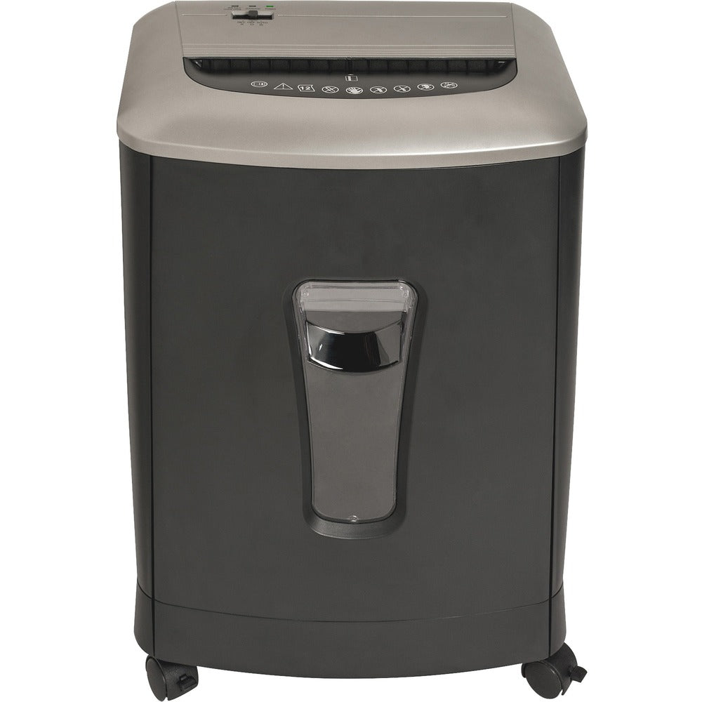 Image of Business Source Cross-Cut Shredder, 12Sht Cap, 13-5/8"x9-1/2"x19", Graphite