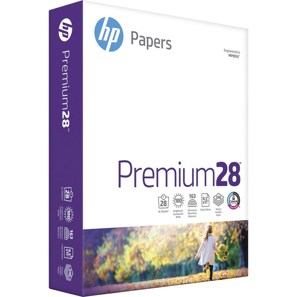 Image of Hewlett-Packard Paper, 28 lb., Acid-Free, 8-1/2"Wx11"H, 500 SH/RM, White