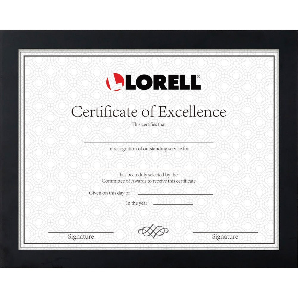 Image of Lorell Frame, Vertical/Horizontal, 8-1/2"Wx11"H, Black